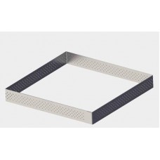 De Buyer Straight Edge Perforated Stainless Steel Tart Ring DBYR1033
